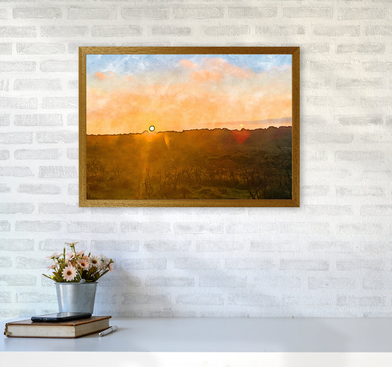 Sunset over Dartmoor A2 Print Only