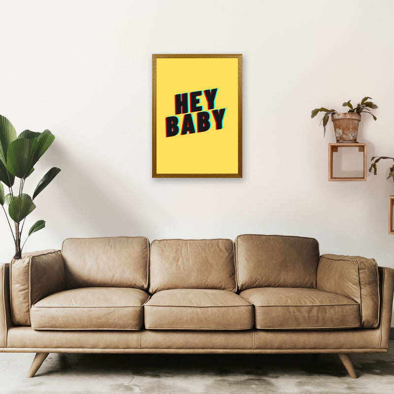 Hey Baby Art Print by Proper Job Studio A2 Print Only