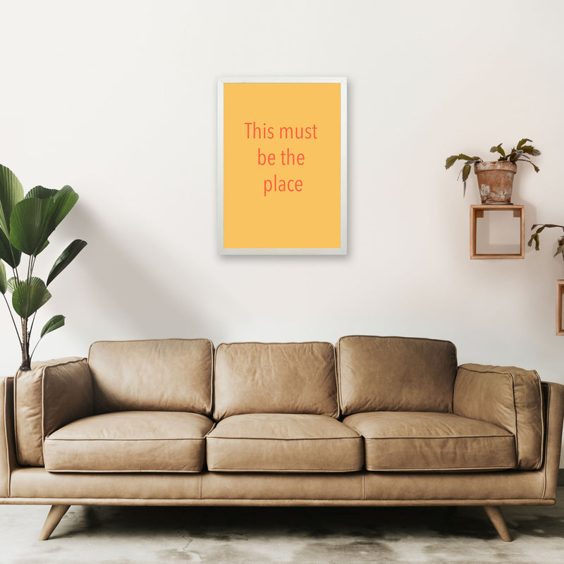 This must be the place Art Print by Proper Job Studio A2 Oak Frame