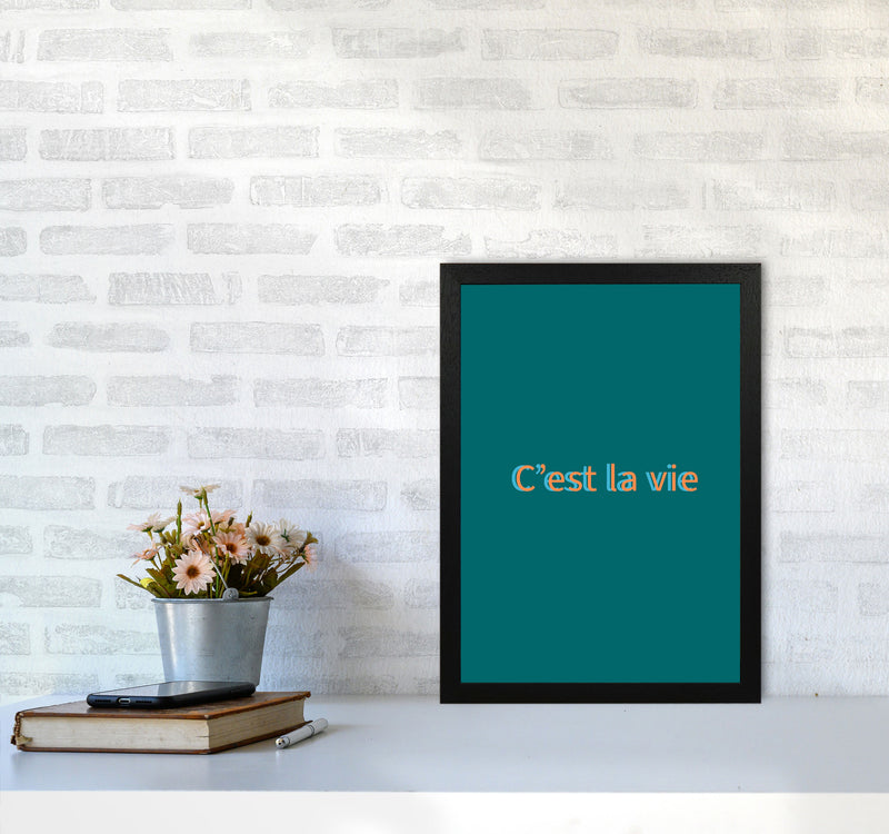 Cest la vie Art Print by Proper Job Studio A3 White Frame