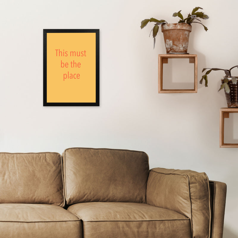This must be the place Art Print by Proper Job Studio A3 White Frame