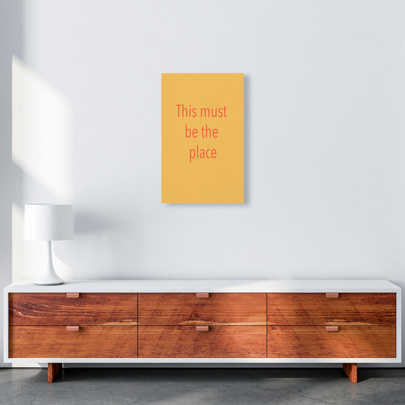 This must be the place Art Print by Proper Job Studio A3 Canvas
