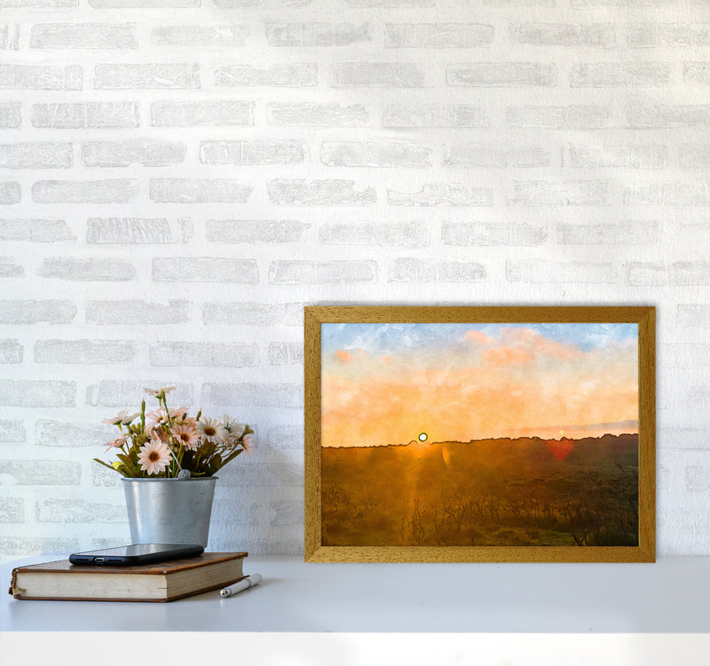 Sunset over Dartmoor A3 Print Only