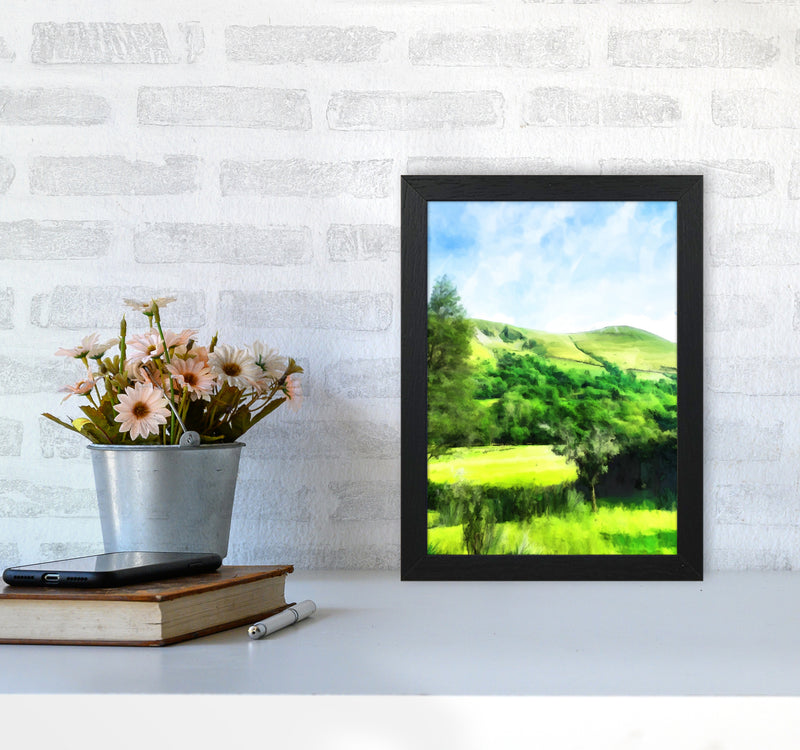 Snowdonia by Day Art Print by Proper Job Studio A4 White Frame