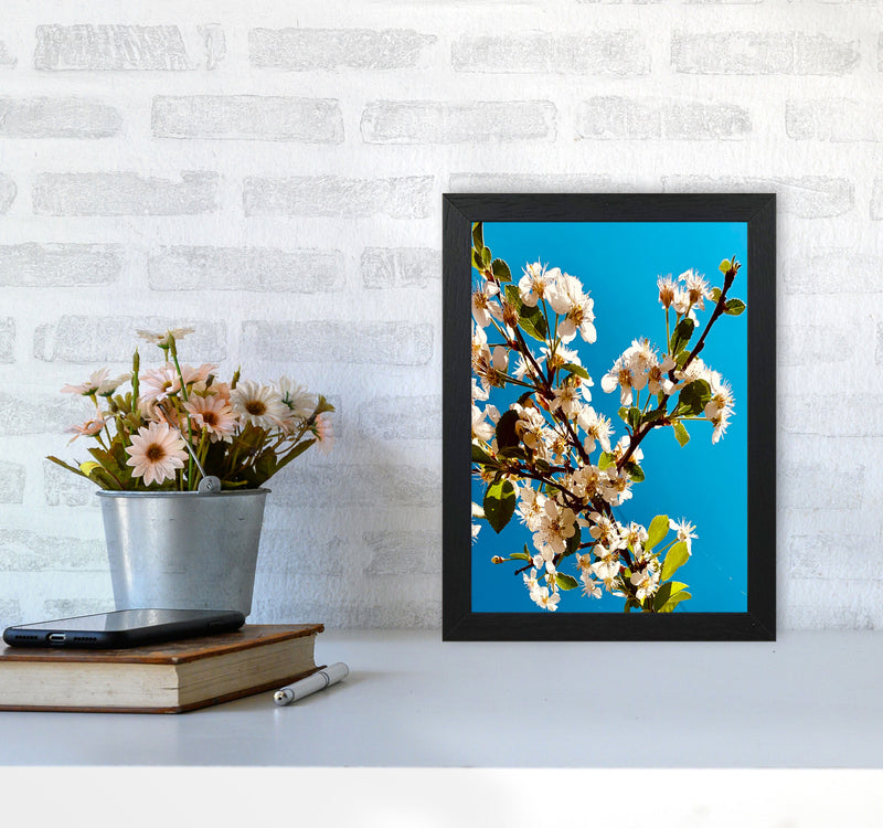 Under Cherry Blossom Art Print by Proper Job Studio A4 White Frame