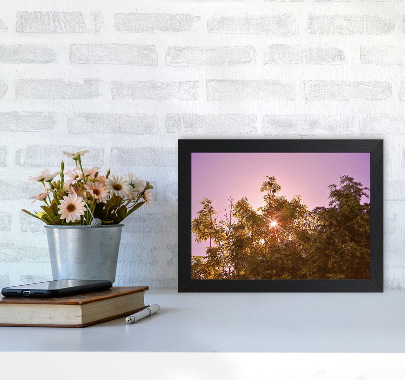 Blush Sunrise Art Print by Proper Job Studio A4 White Frame