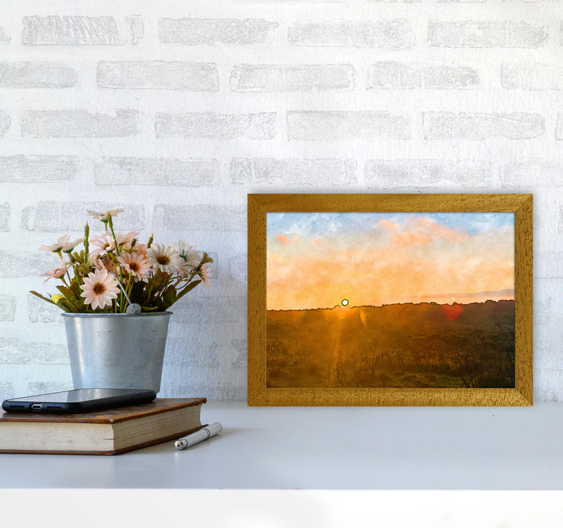 Sunset over Dartmoor A4 Print Only