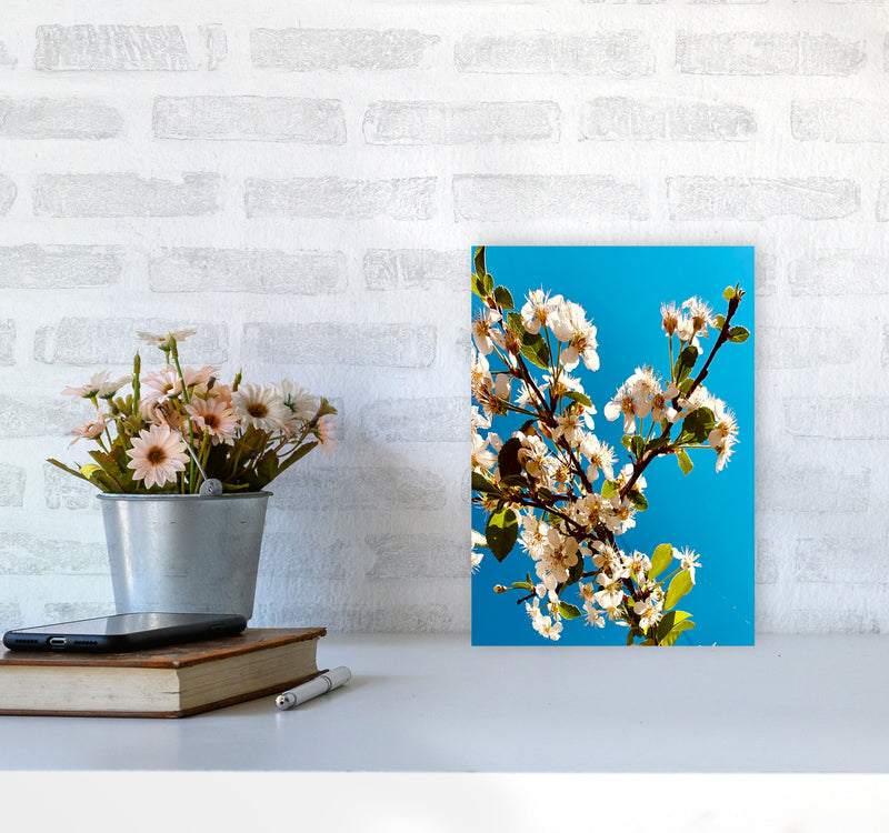Under Cherry Blossom Art Print by Proper Job Studio A4 Black Frame