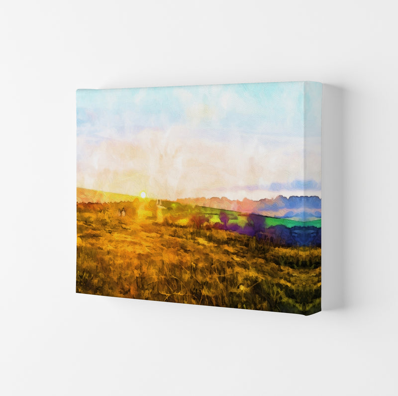 Dartmoor Sunset Art Print by Proper Job Studio Canvas
