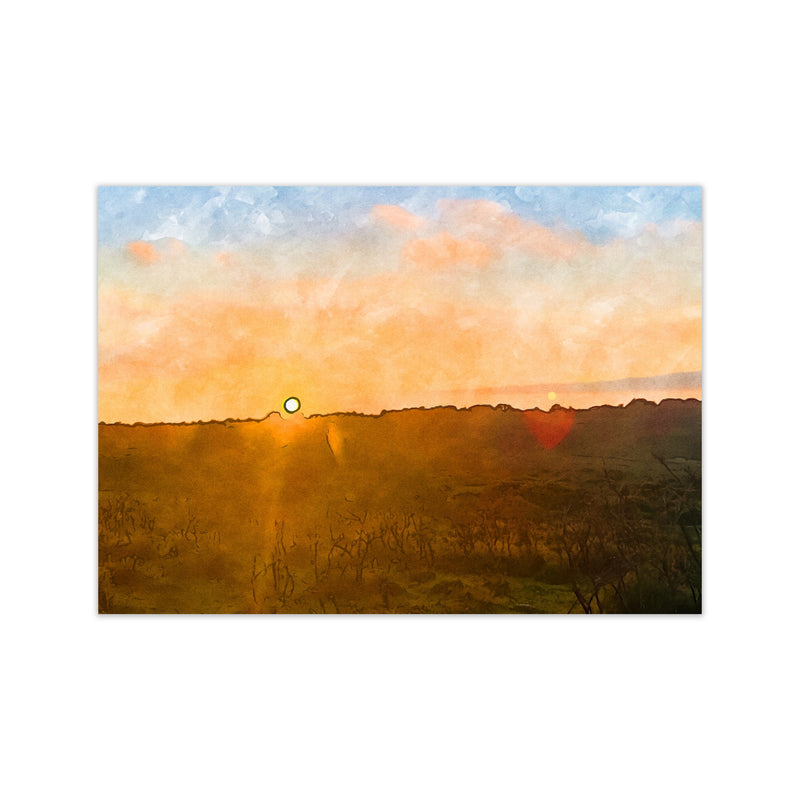 Sunset over Dartmoor Print Only