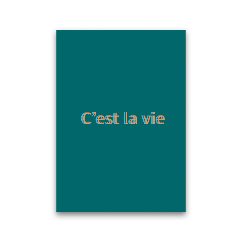 Cest la vie Art Print by Proper Job Studio Print Only