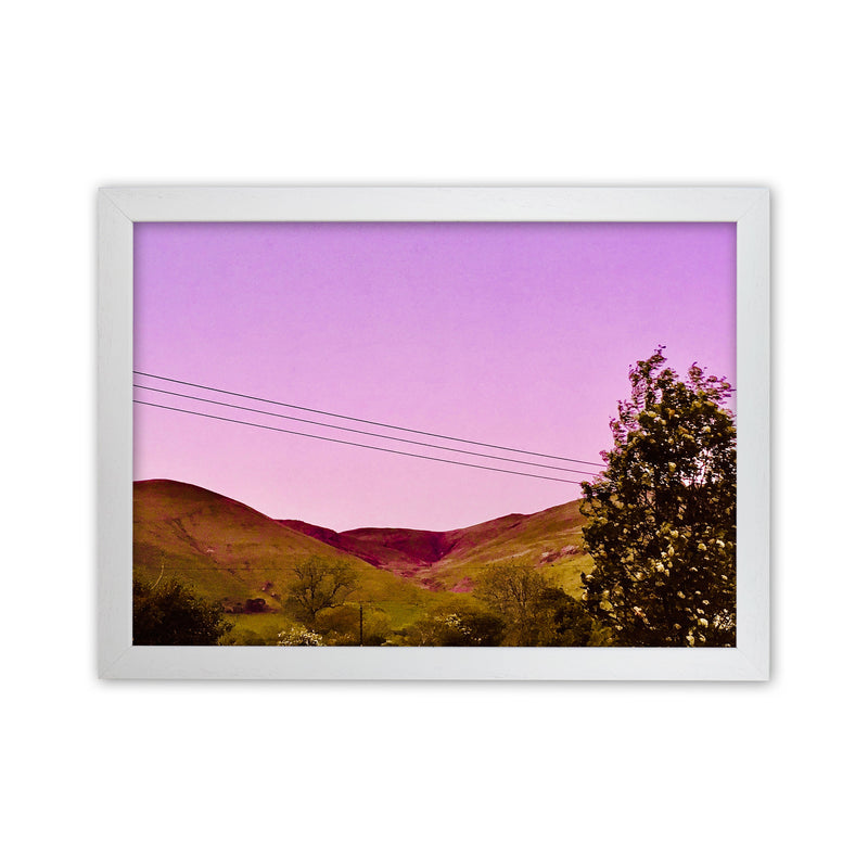 Sunset over Snowdonia Art Print by Proper Job Studio White Grain