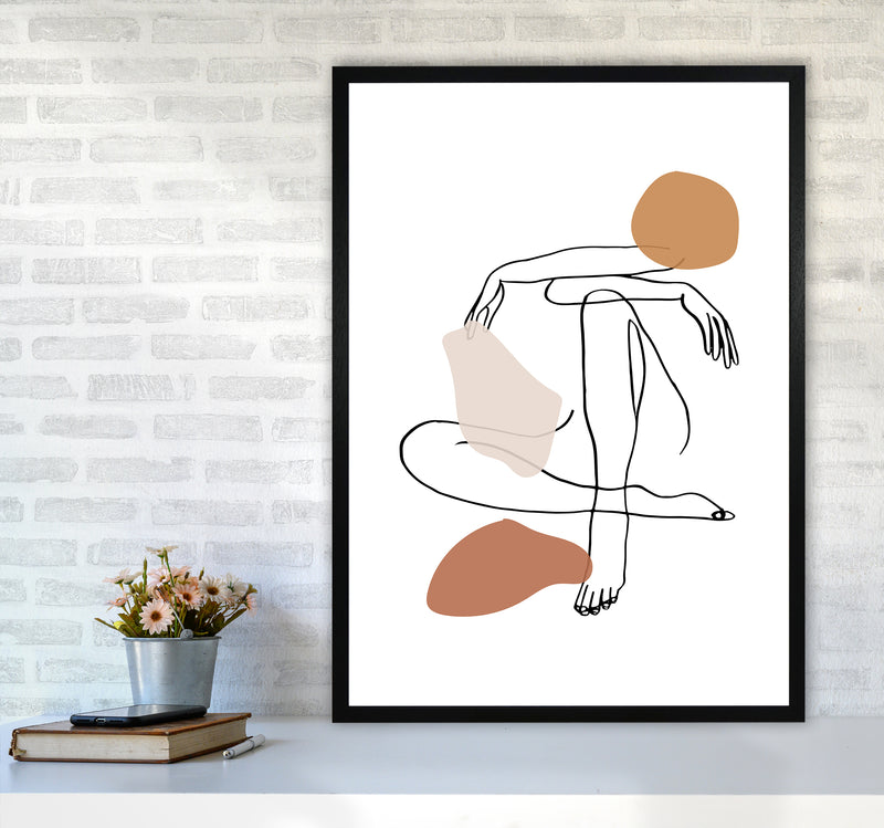 Sitting Legs Arms Crossed Stains Earth Colors By Planeta444 A1 White Frame