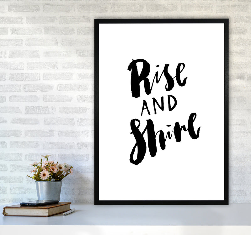 Rise And Shine By Planeta444 A1 White Frame