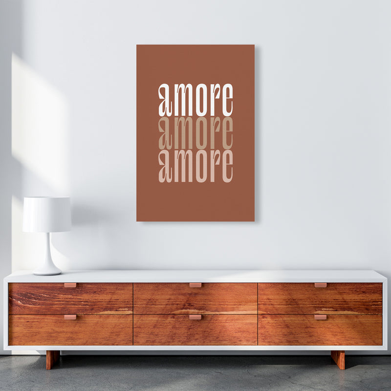 Amore Amore Amore Terracotta By Planeta444 A1 Canvas