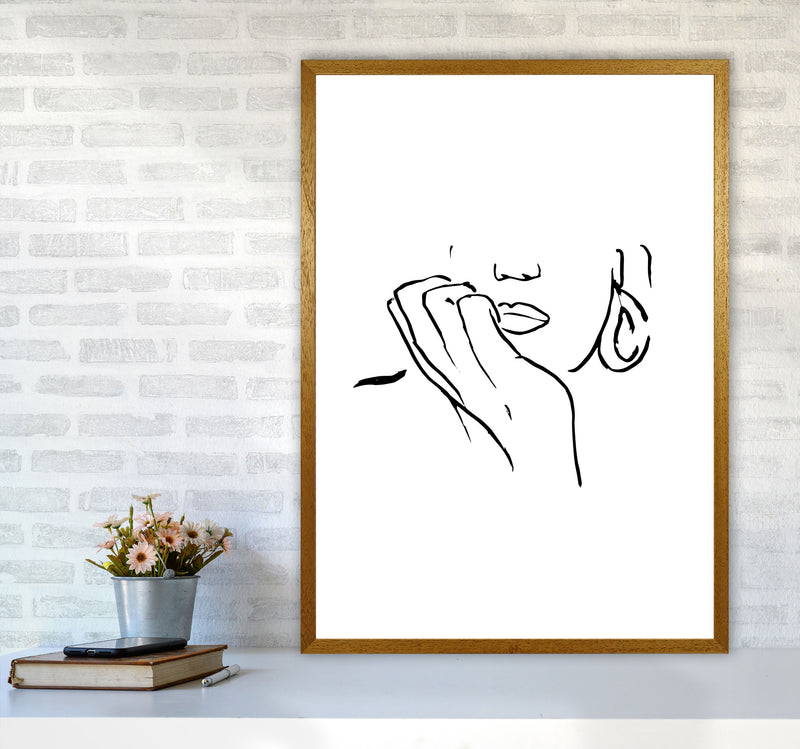 Face Hands Sketch1 By Planeta444 A1 Print Only