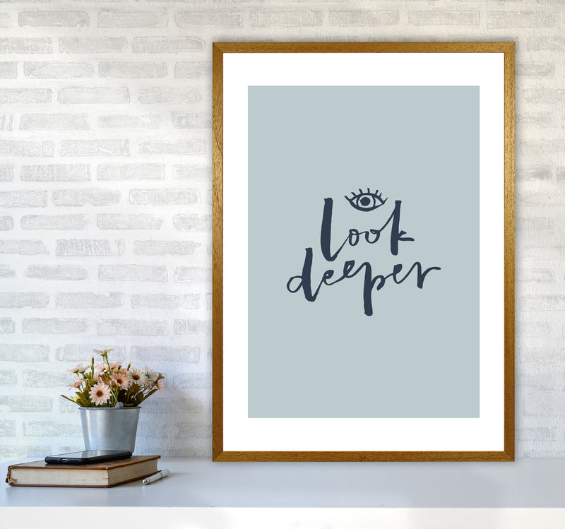 Look Deeper Naval By Planeta444 A1 Print Only