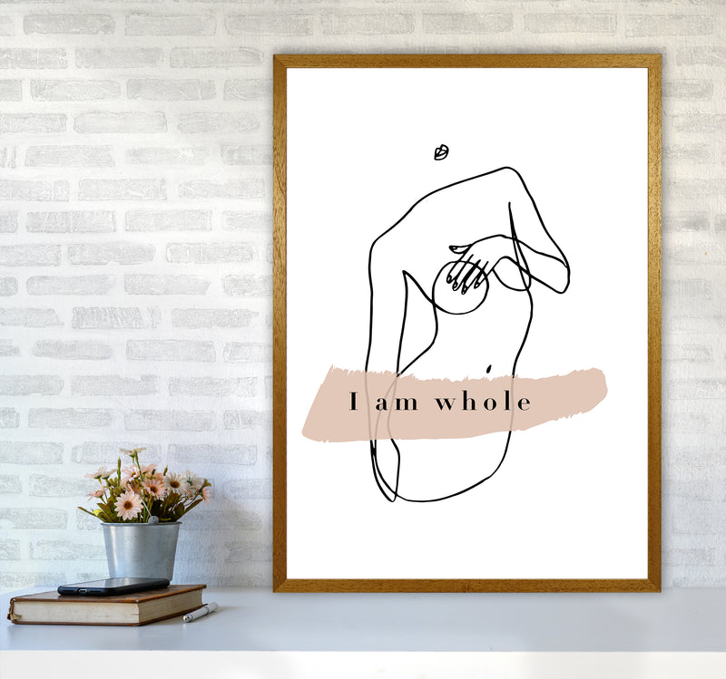 Covering Breasts With One Hand I Am Whole By Planeta444 A1 Print Only