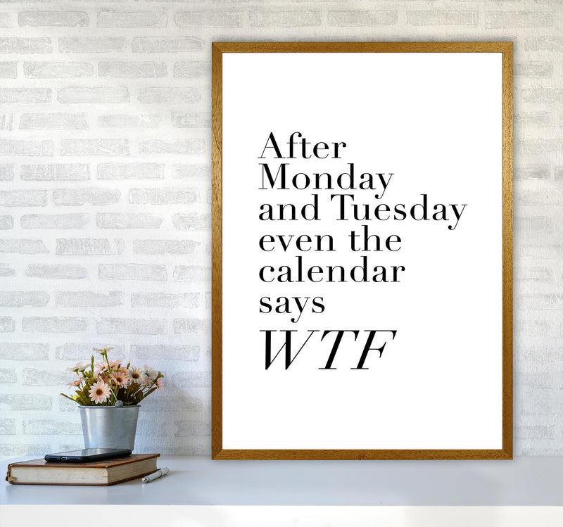 After Monday And Tuesday Wtf By Planeta444 A1 Print Only