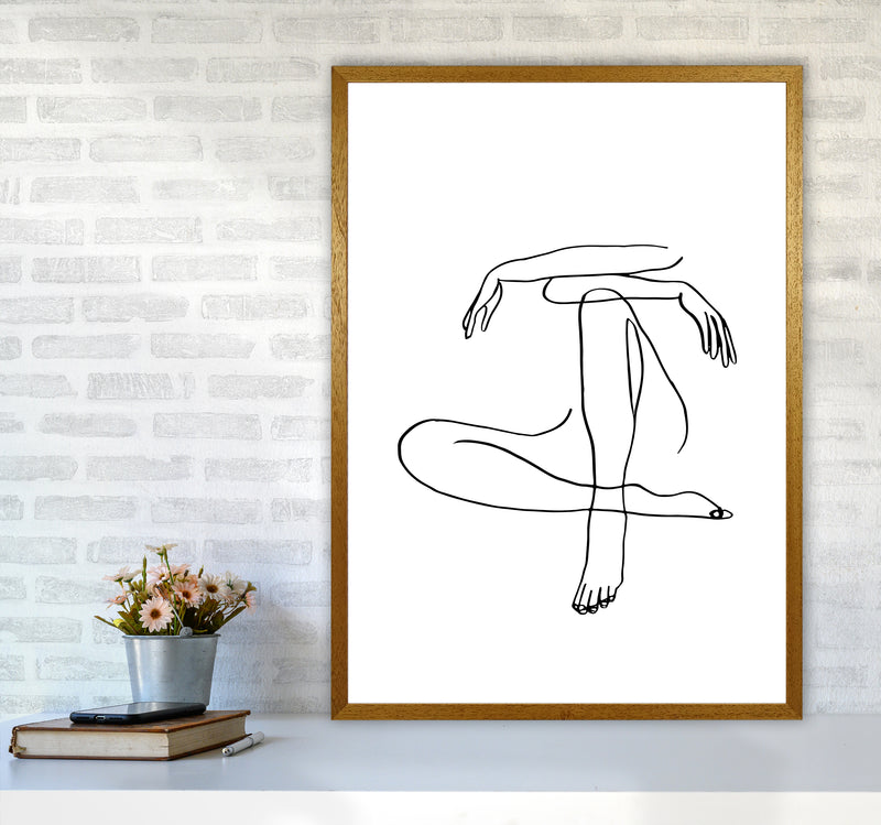 Sitting Legs Arms Crossed By Planeta444 A1 Print Only