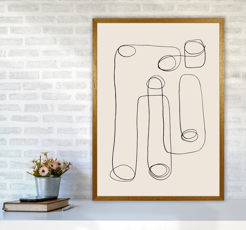 Abstract Line Doodles By Planeta444 A1 Print Only