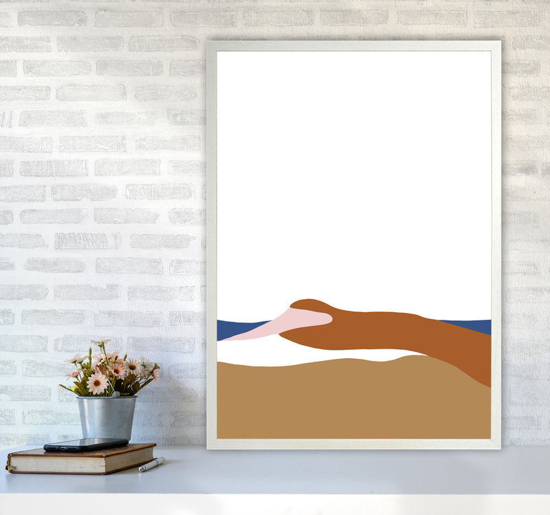 Abstract Dunes2 By Planeta444 A1 Oak Frame