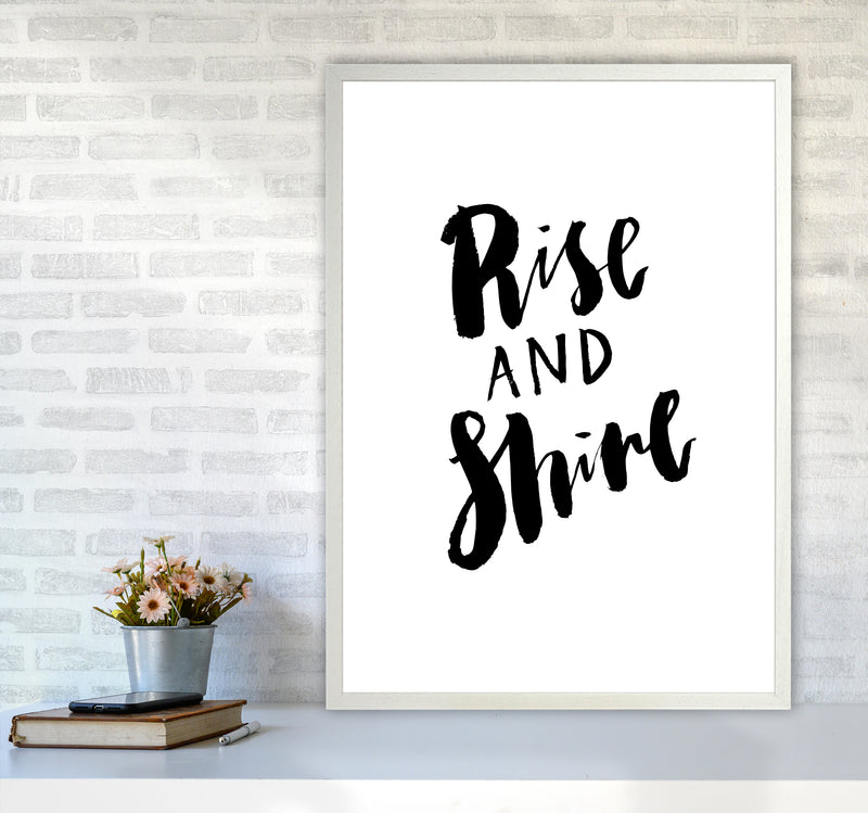 Rise And Shine By Planeta444 A1 Oak Frame