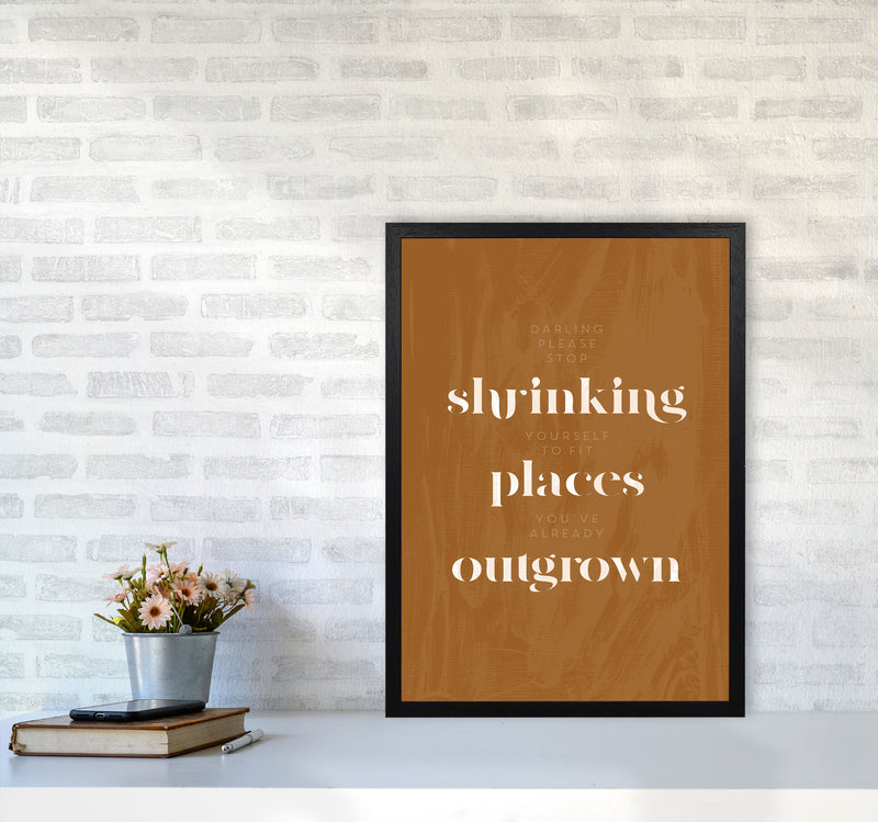 Darling Please Stop Shrinking By Planeta444 A2 White Frame