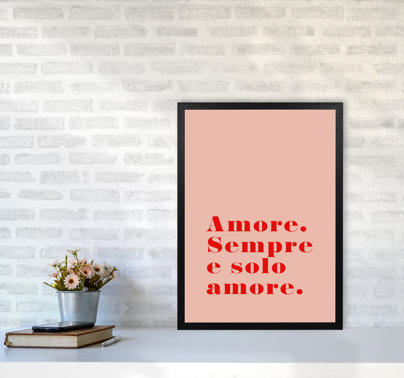 Amore Semore E Solo Amore 2 By Planeta444 A2 White Frame