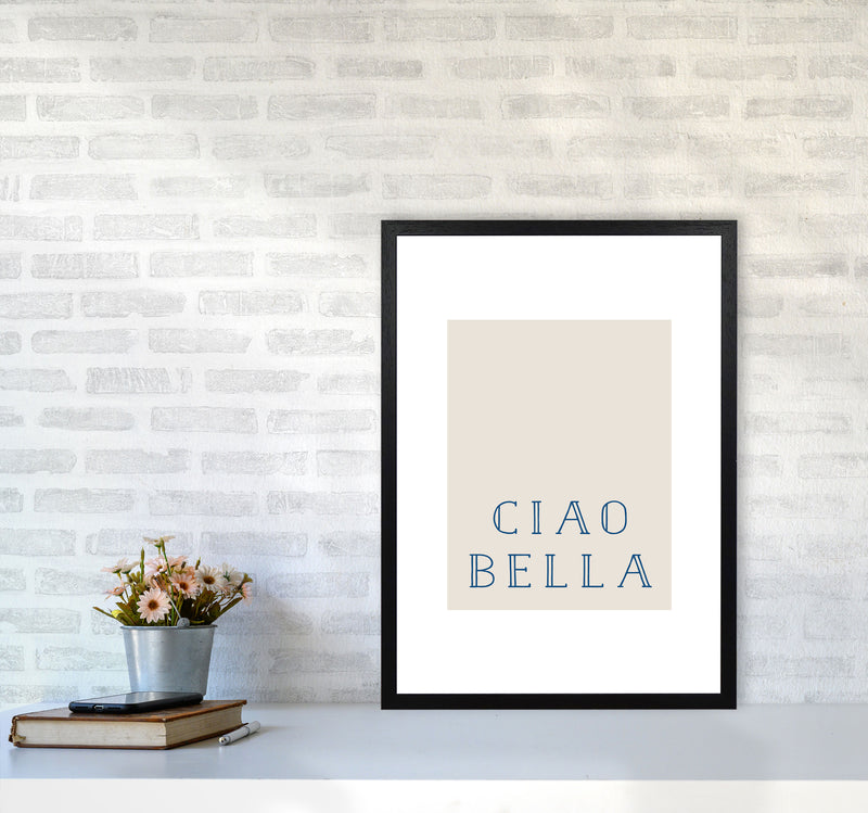 Ciao Bella Blue By Planeta444 A2 White Frame