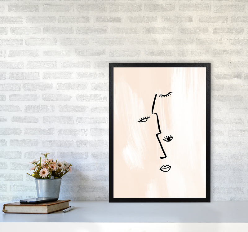 Printed Picasso Minimal Profiles2 By Planeta444 A2 White Frame