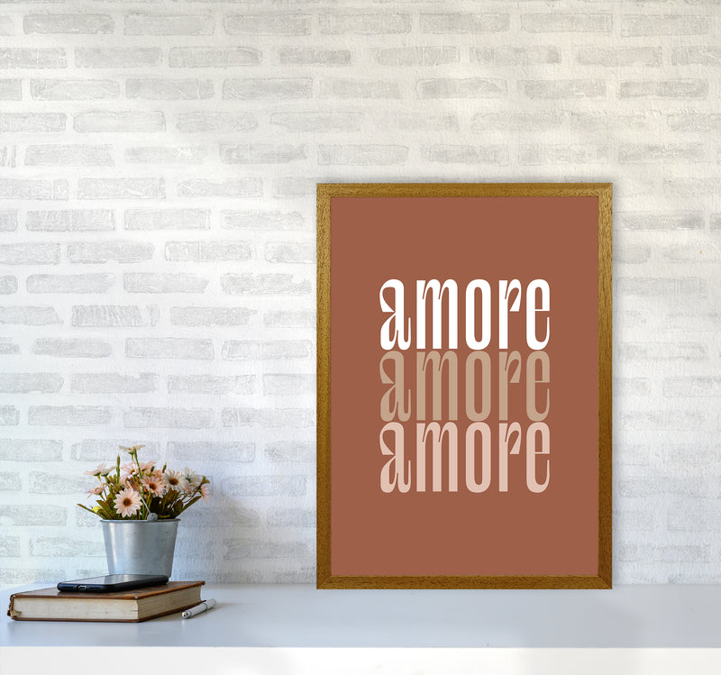 Amore Amore Amore Terracotta By Planeta444 A2 Print Only
