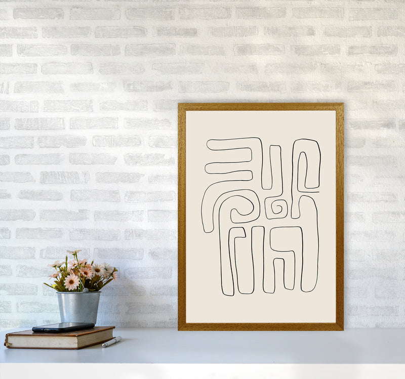 Abstract Line Doodles2 By Planeta444 A2 Print Only