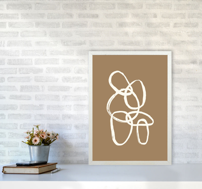 Abstract Links By Planeta444 A2 Oak Frame