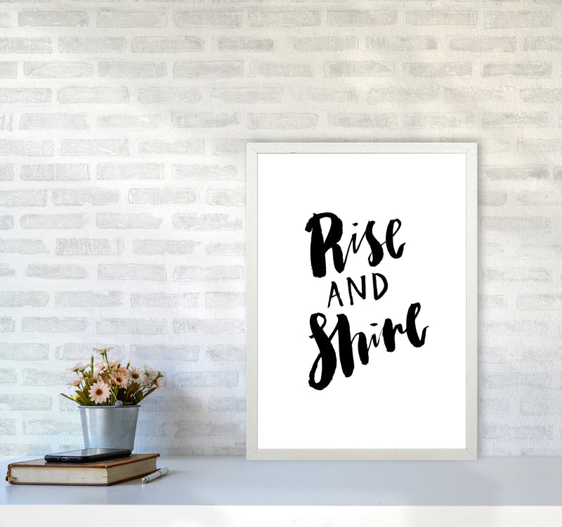 Rise And Shine By Planeta444 A2 Oak Frame