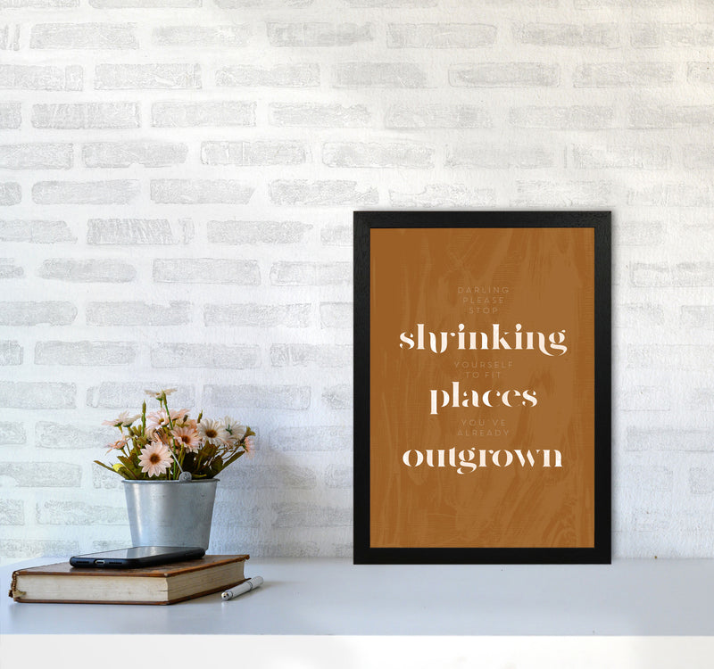 Darling Please Stop Shrinking By Planeta444 A3 White Frame