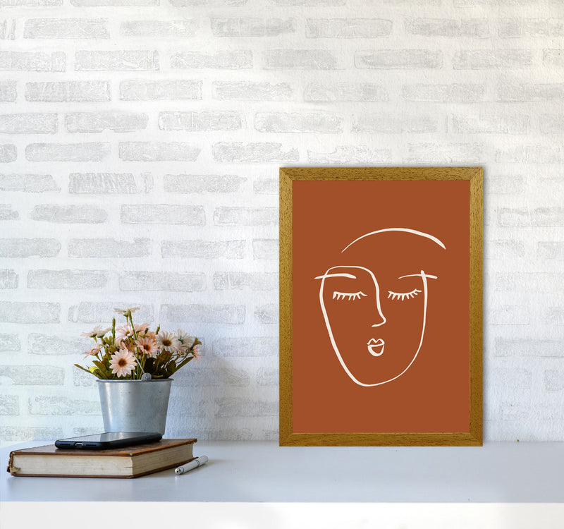 Line Face Girl2 By Planeta444 A3 Print Only