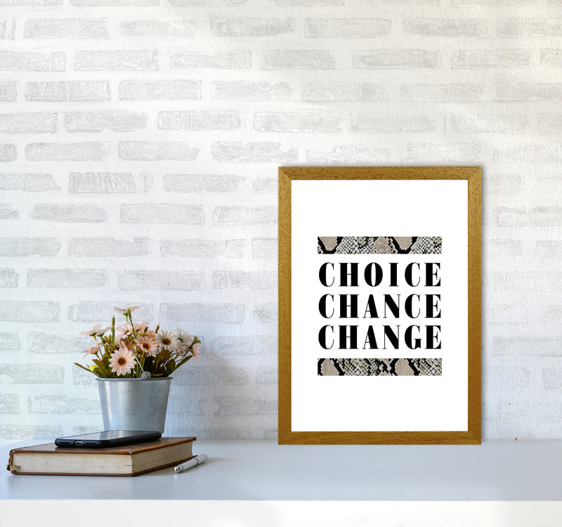 Choice Chance Change Snake By Planeta444 A3 Print Only