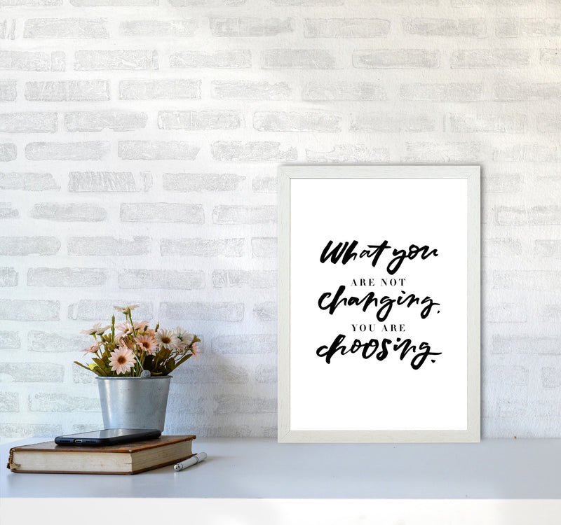 What You Are Not Changing By Planeta444 A3 Oak Frame