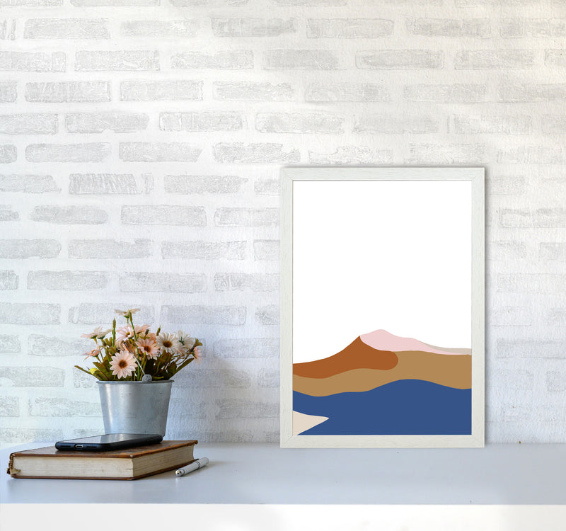 Abstract Dunes1 By Planeta444 A3 Oak Frame