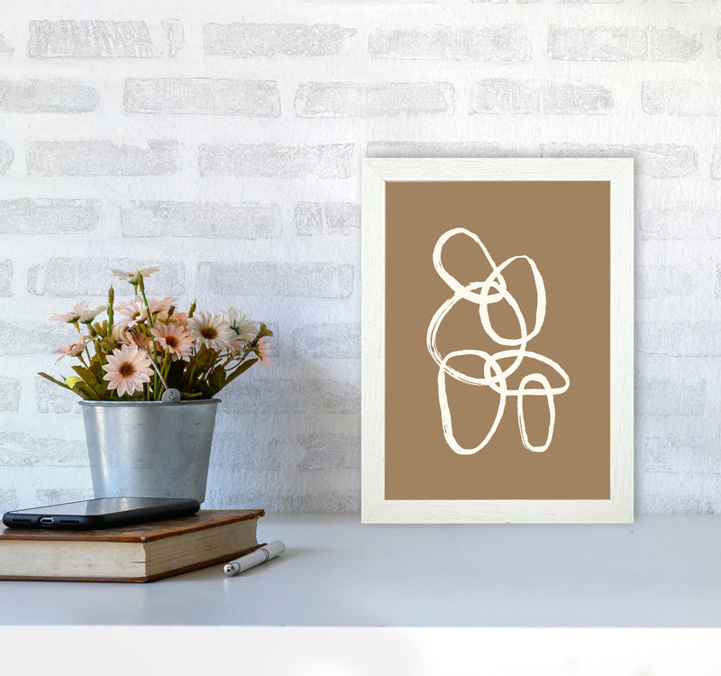 Abstract Links By Planeta444 A4 Oak Frame