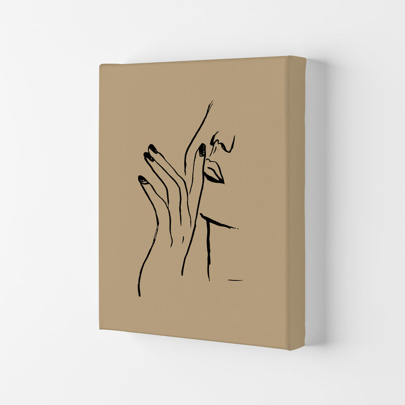 Face Hands Sketch2 By Planeta444 Canvas