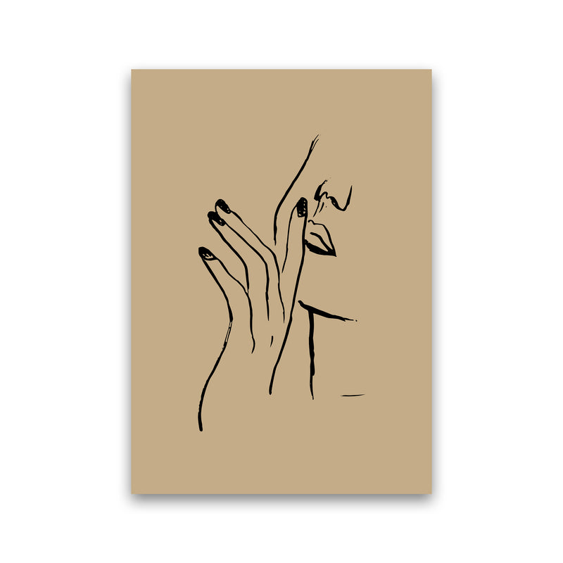 Face Hands Sketch2 By Planeta444 Print Only