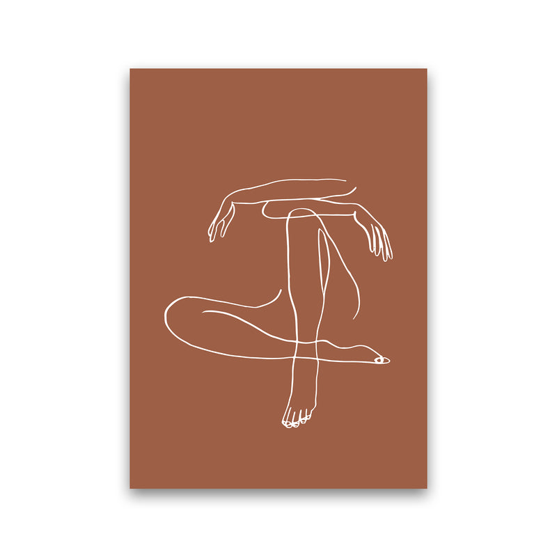 Sitting Legs Arms Crossed Terracotta By Planeta444 Print Only