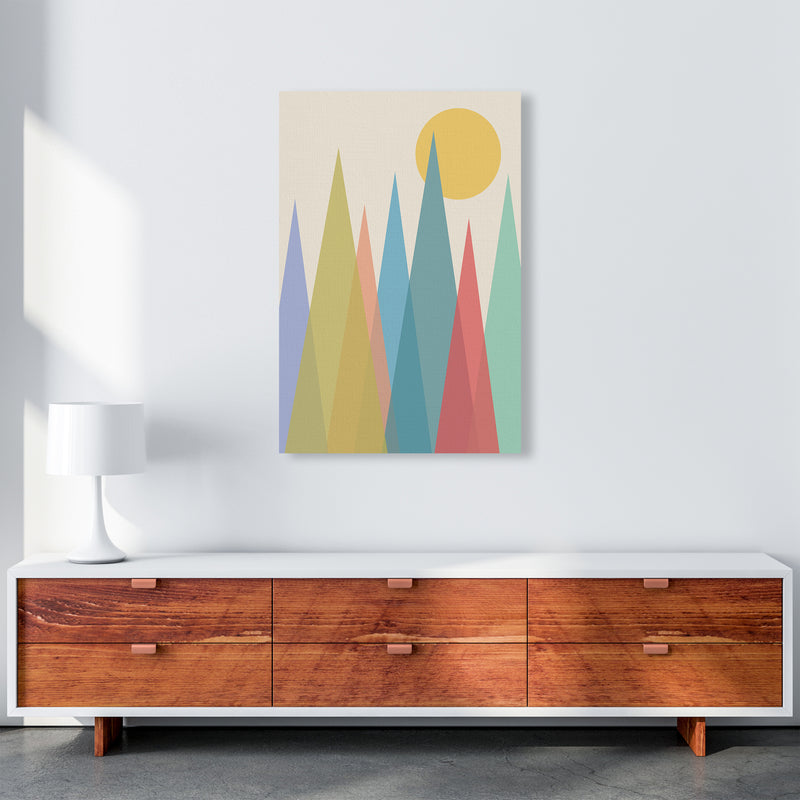 Day and Night Nursery Mid Century Modern Art Prints Day A A1 Canvas