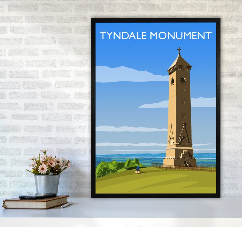Tyndale Monument Travel Art Print by Richard O'Neill A1 White Frame