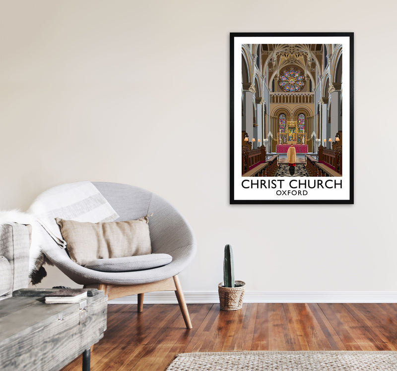 Christ Church Oxford by Richard O'Neill A1 White Frame