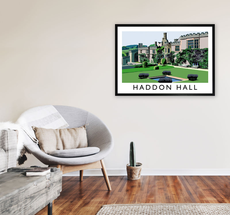 Haddon Hall 2 by Richard O'Neill A1 White Frame
