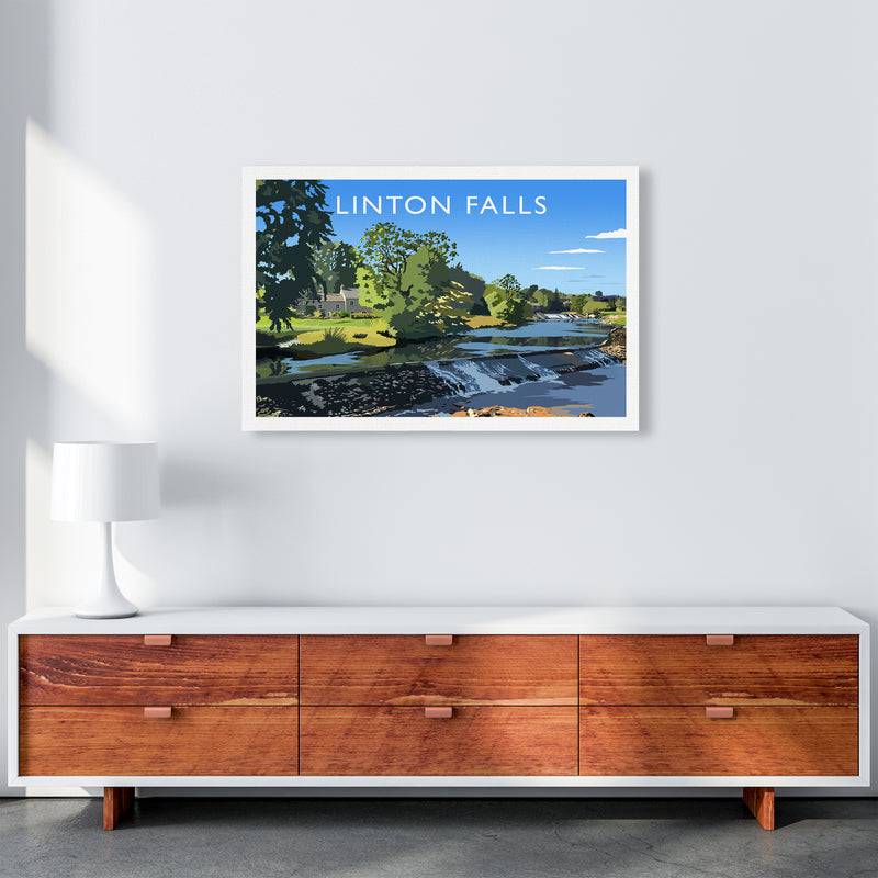 Linton Falls Travel Art Print by Richard O'Neill A1 Canvas