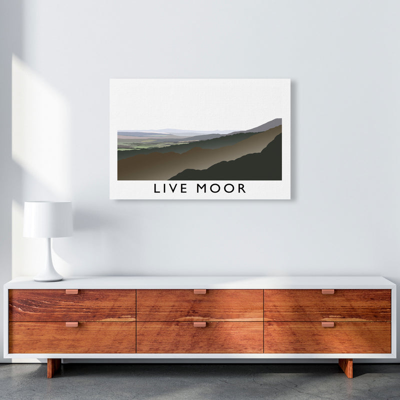 Live Moor Framed Digital Art Print by Richard O'Neill A1 Canvas